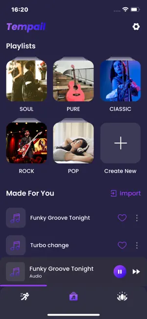 Tempail Offline Music Play screenshot 1