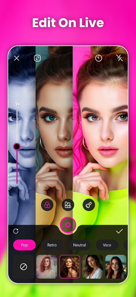 DigiCamFx: Face Makeup Filters screenshot 1