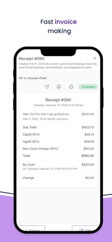 Bliss Point of Sale iPhone screenshot
