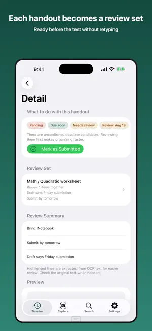 PrintSummary: School Handouts screenshot 3
