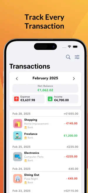 MoneyTool – Budget Tracker screenshot 1
