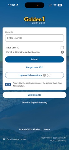 Golden 1 Mobile Screenshot 2 of 5