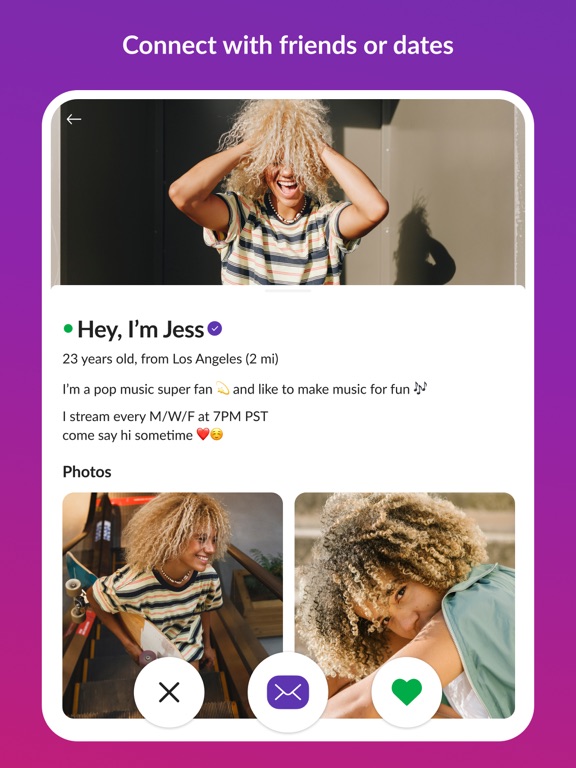 MeetMe - Meet, Chat & Go Live iPad screenshot 3 - Social Networking app