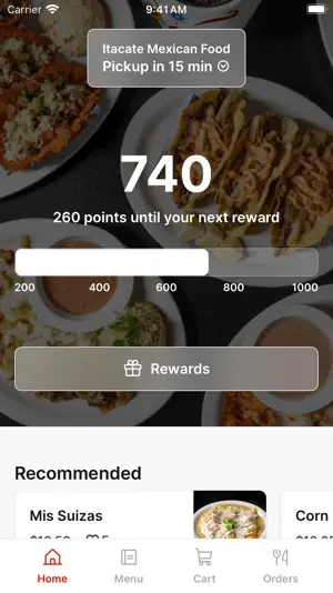 Itacate Mexican Food screenshot 1