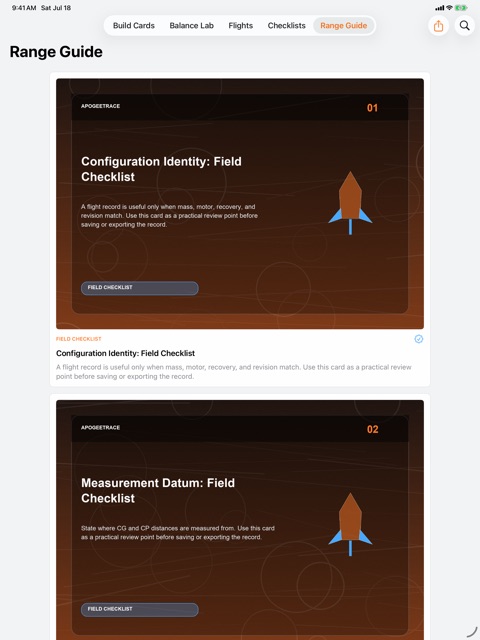Apogeetrace: Rocket Log screenshot 4