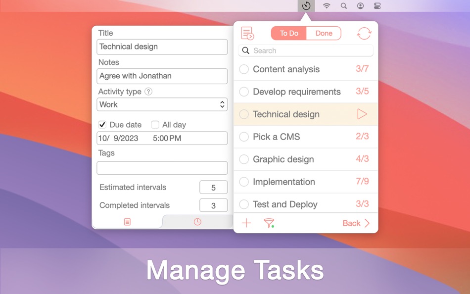 #2. Be Focused Pro - Focus Timer (macOS) 由: Denys Ievenko