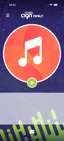 CIGN 96.7 screenshot