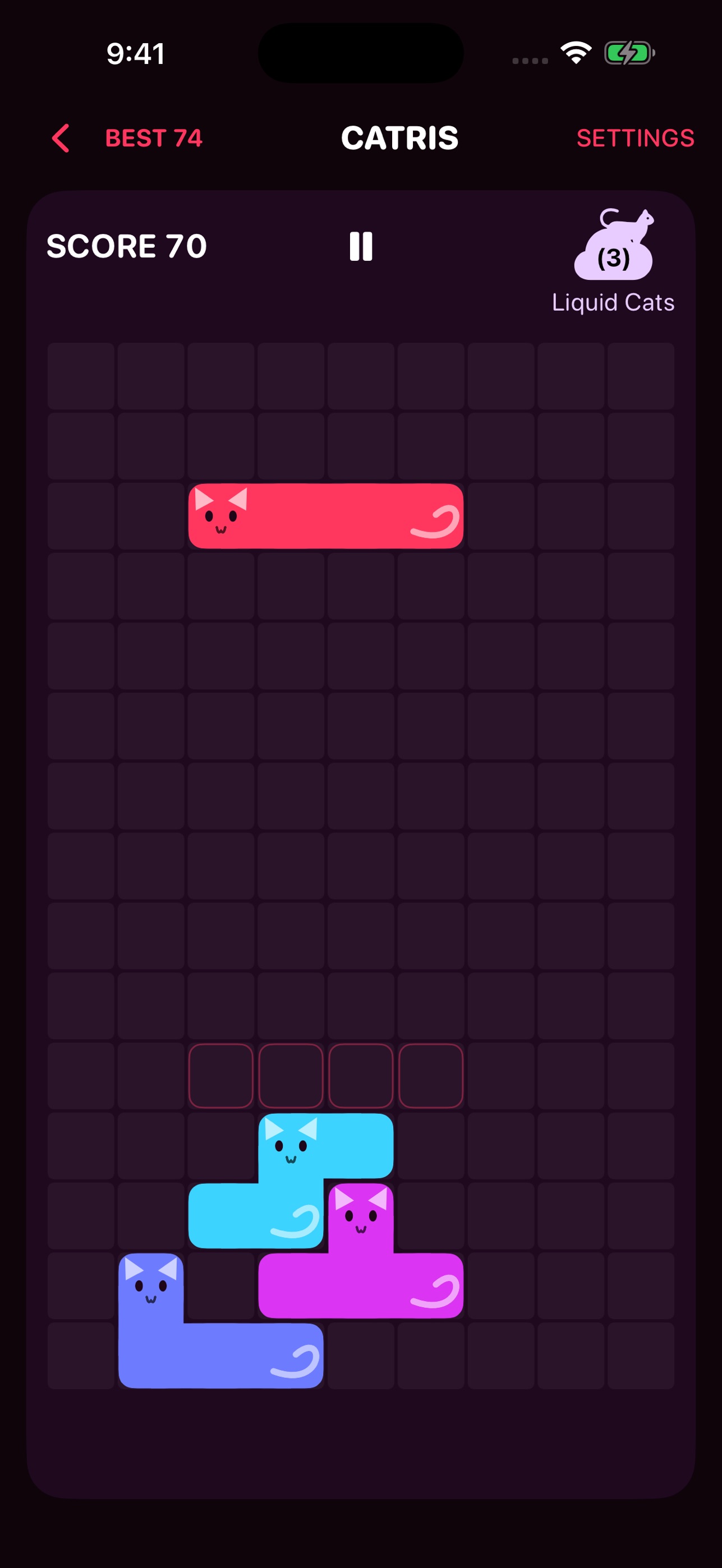 Screenshot 1 of CATRIS: Cozy Cat Games
