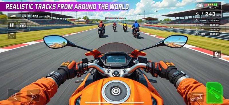 Real Moto Bike Racing Game 3d screenshot 2