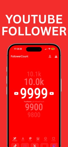 FollowerCount - Social Tracker screenshot