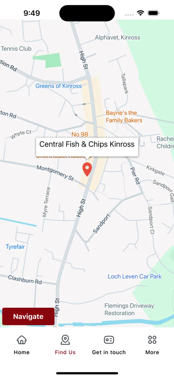 Screenshot #2 pour Central Fish & Chips Kinross