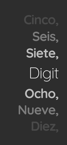 Digit - Learn Spanish Numbers screenshot