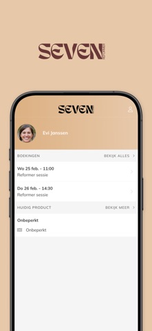 Seven Reformer iPhone screenshot