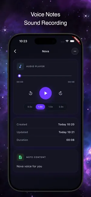 Nova: AI Notes screenshot 2