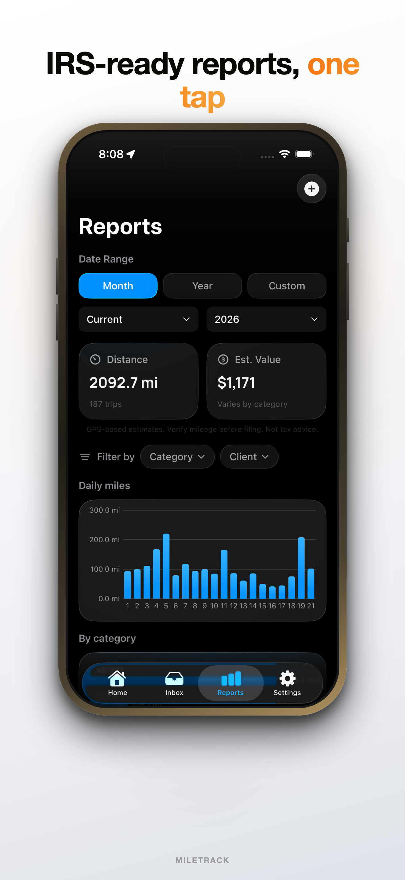MileTrack: Mileage & Tax Log screenshot 4