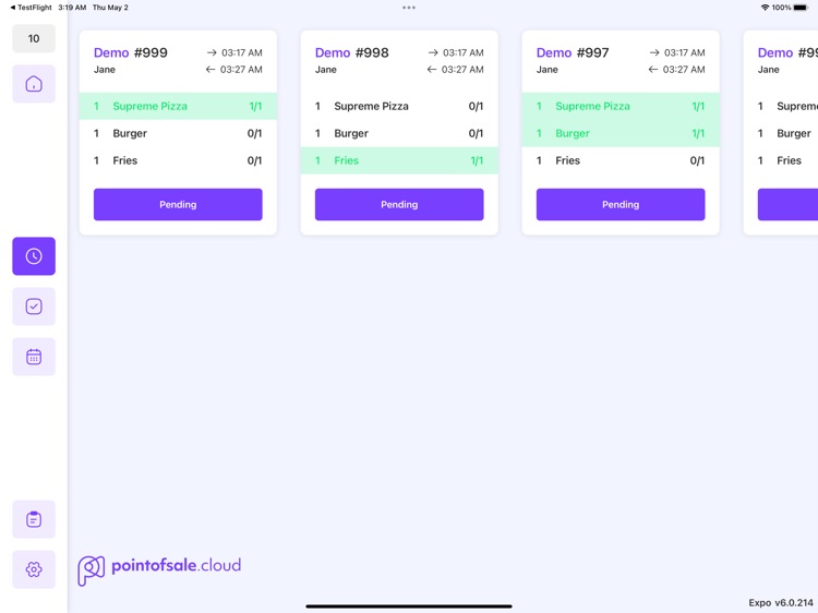 Point of Sale Cloud KDS