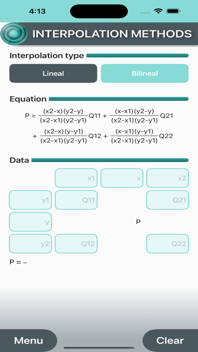 Screenshot #2 pour Interpolation Methods