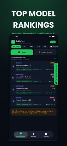 RebixOdds Screenshot 3 of 3