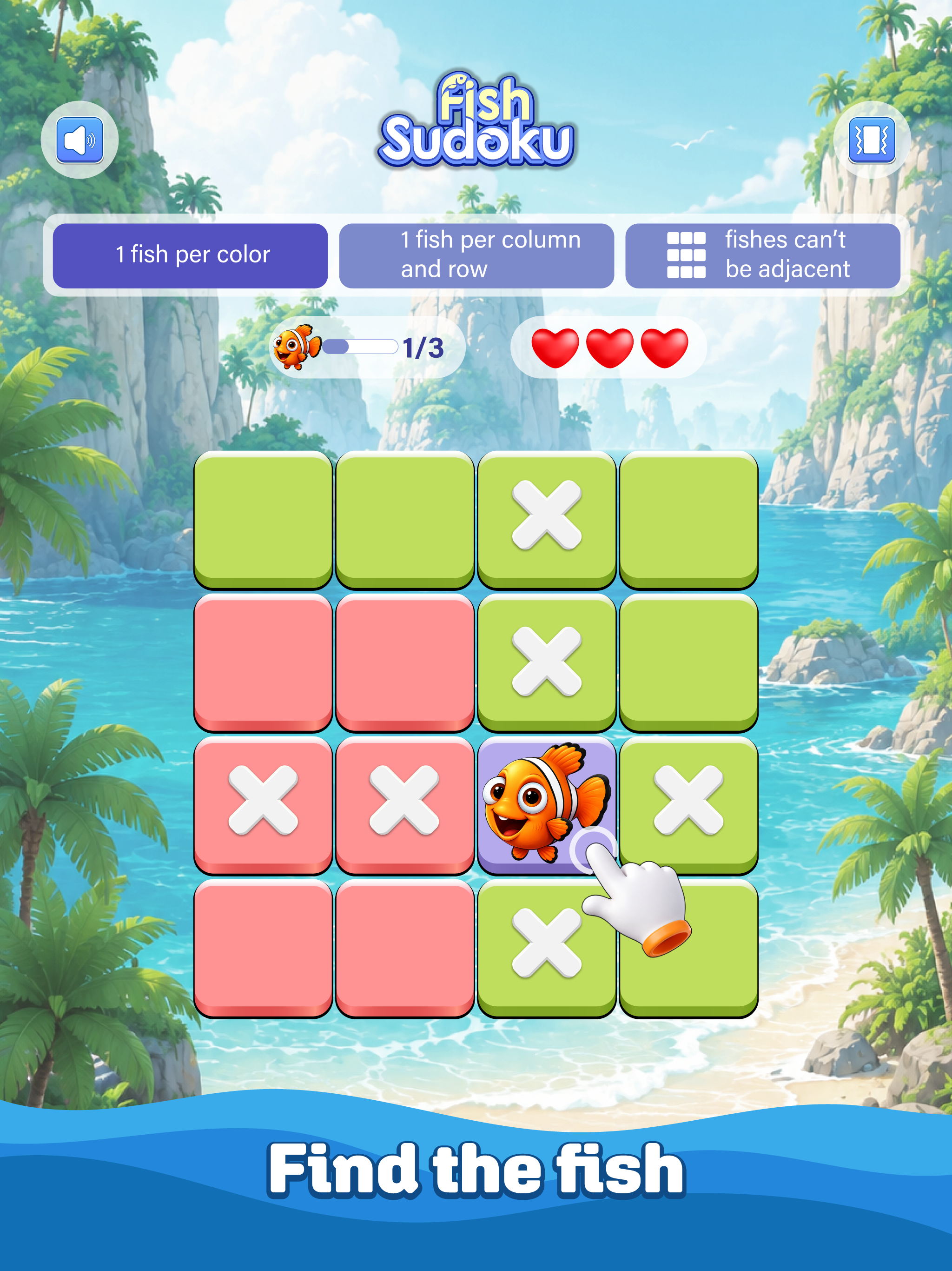 Fish Sudoku: cute watch puzzle screenshot 5
