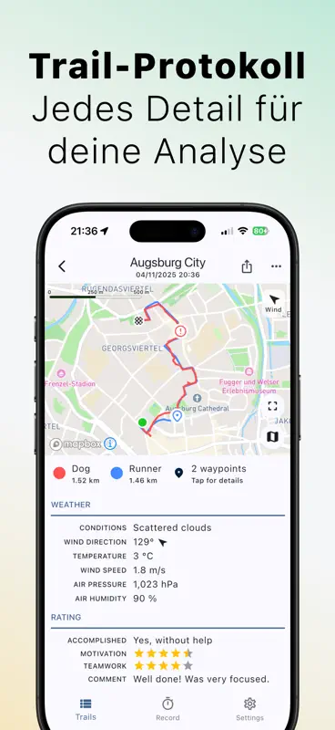 The Mantrailing App screenshot 2 of 5