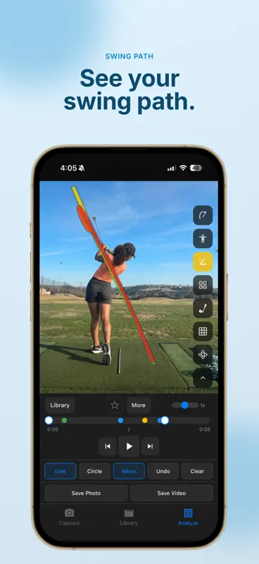 SwingDraw: Golf Swing Analyzer screenshot 1 of 6
