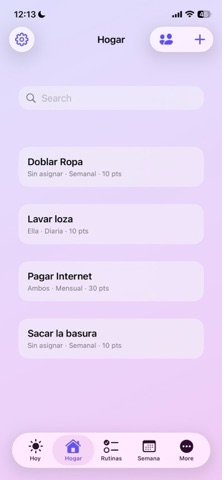 HouseholdTasks screenshot