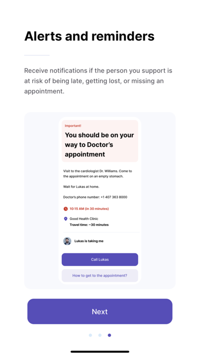 Simon Care Management Screenshot