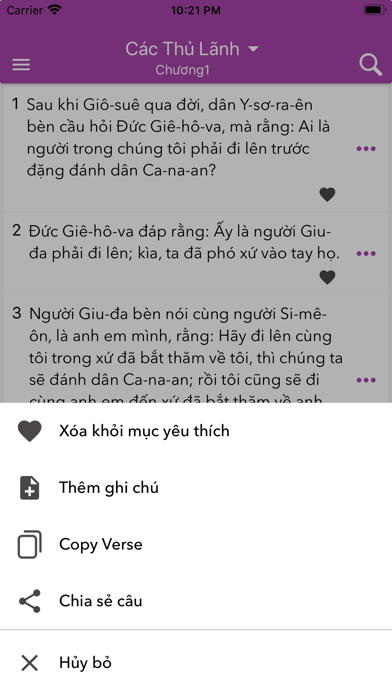 Kinh Thánh bằng tiếng Việt Screenshot