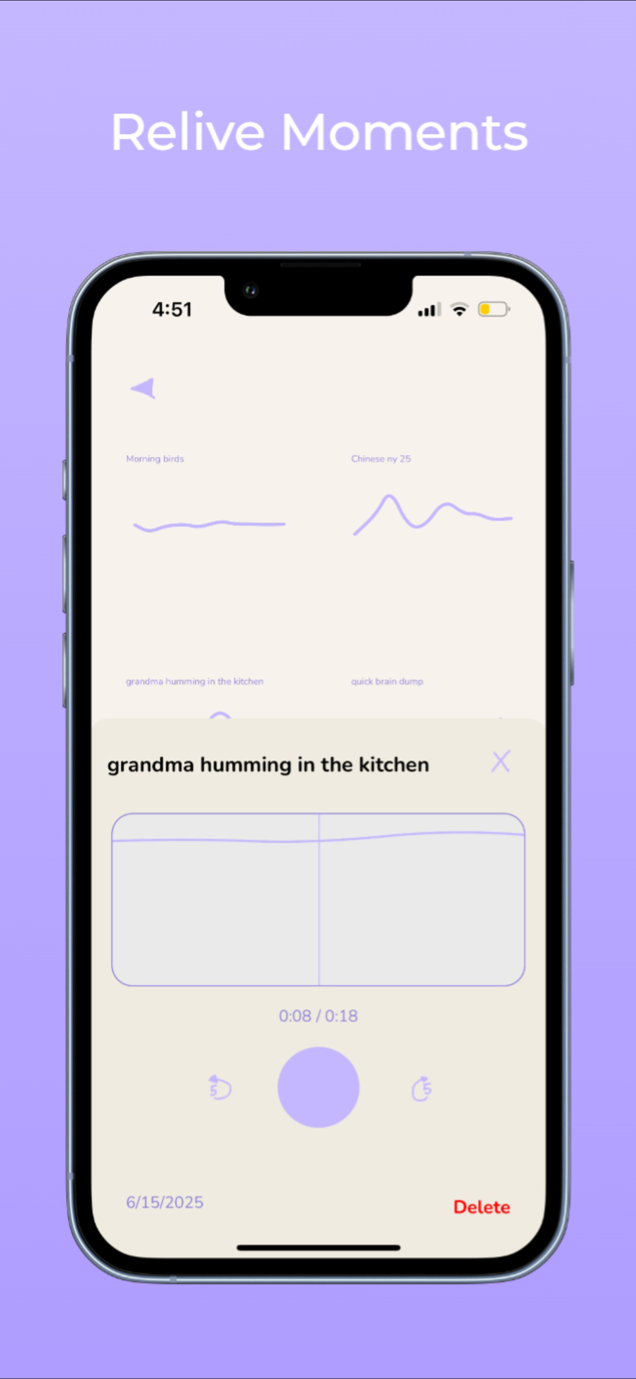 wavelet: audio journal