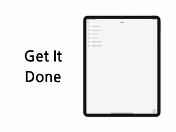 DONE - To-Do List & Tasks iPad screenshot