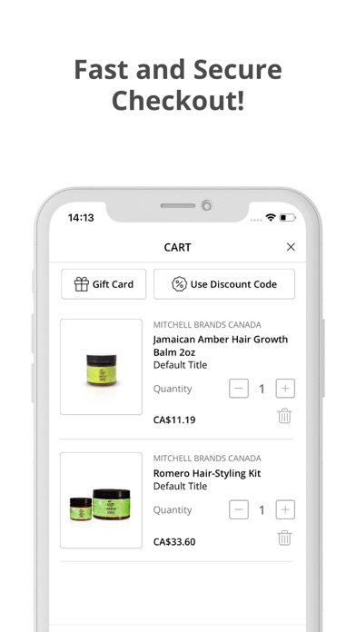 Mitchell Brands Canada Screenshot