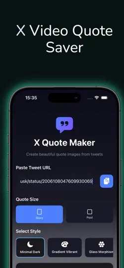 Скриншот X Twitter Saver: Video & Image на iPhone 1