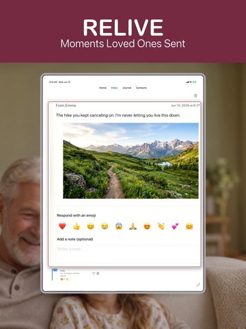 Family Journal: Stay In Touch iPad screenshot