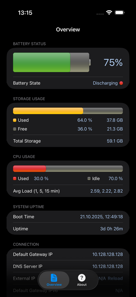 System Status: hw monitor screenshot 3