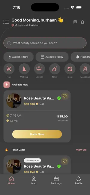 NowBooked - Beauty On Demand screenshot 3