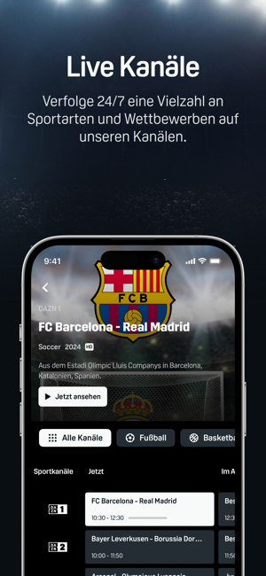 ‎DAZN Sport Live Stream Screenshot