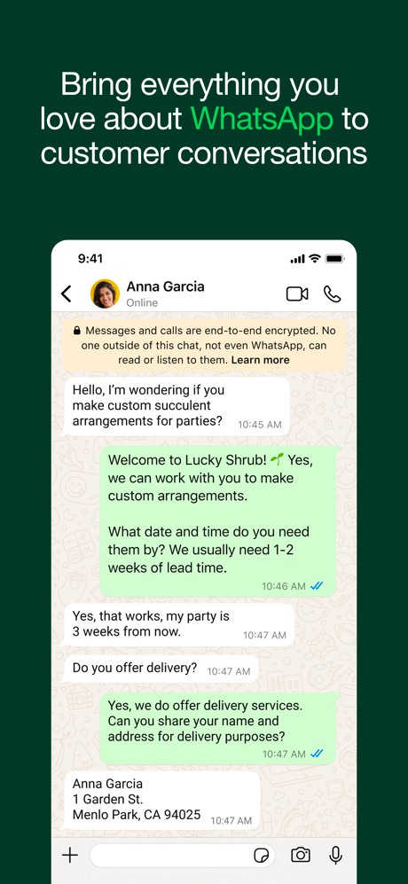 WhatsApp Business screenshot 8