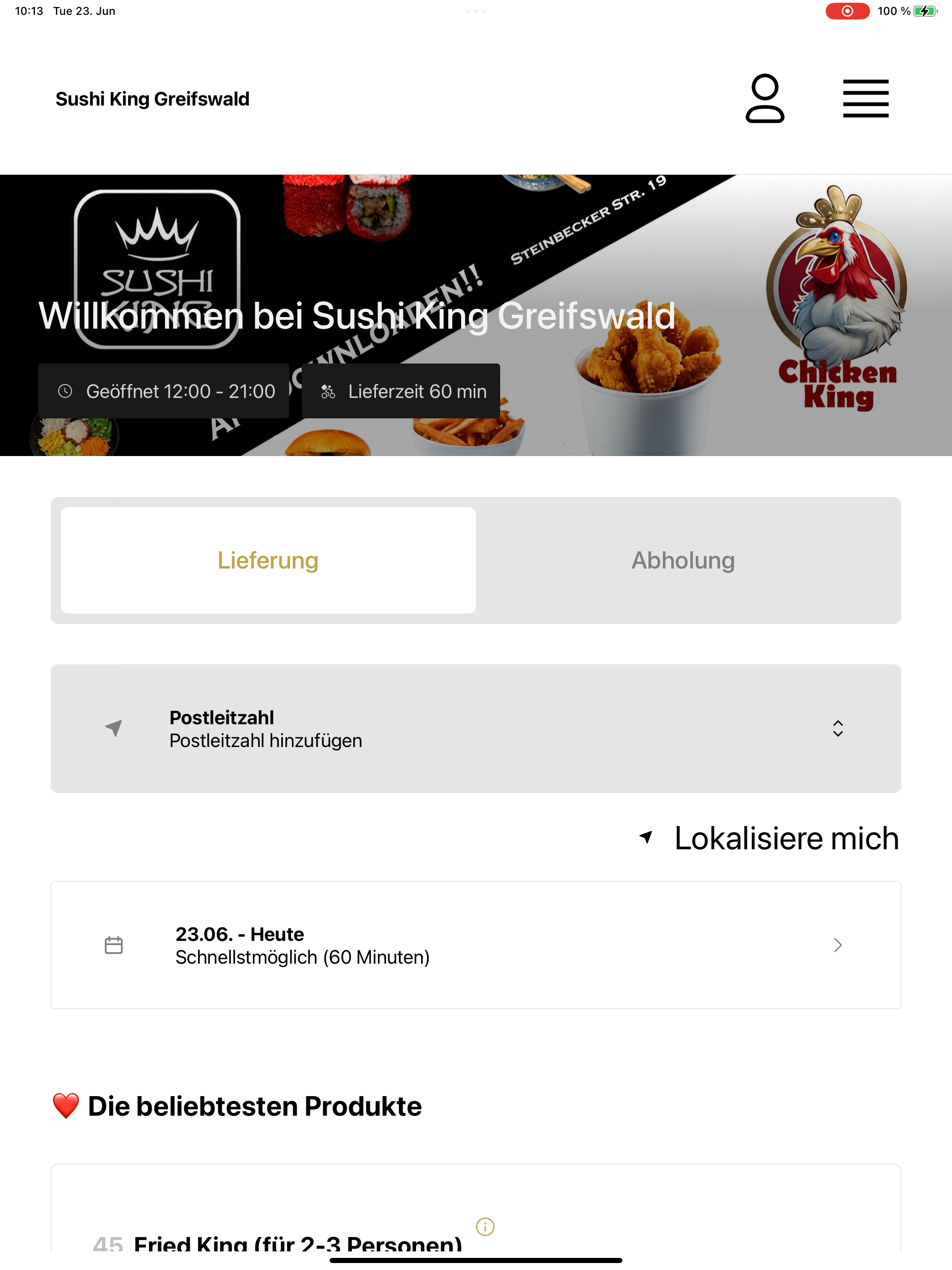 Sushi King Greifswald screenshot 7