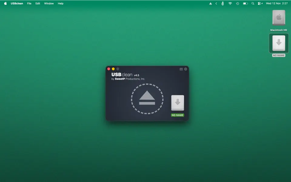 Screenshot 1 of USBclean 4.5.2