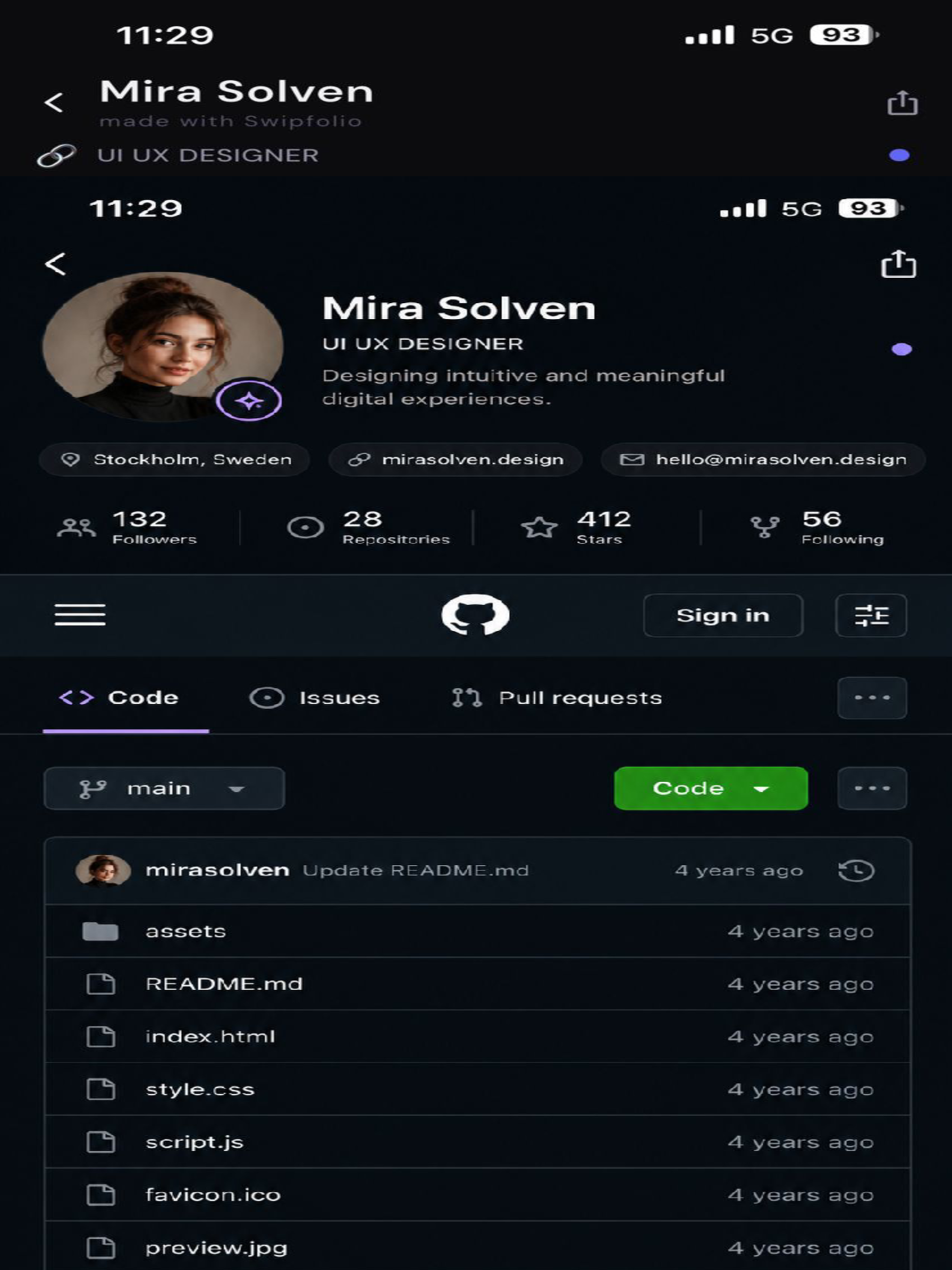Swipfolio screenshot 10