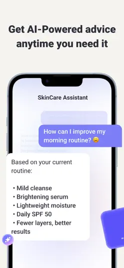 Captura de pantalla de CareSkin: Escáner IA en iPhone 6