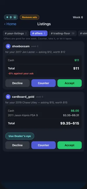 Slab: Baseball Card Dealer screenshot 3