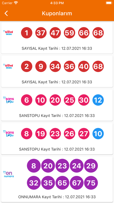 Loto Piyango Sonuçlar, Karekod Screenshot