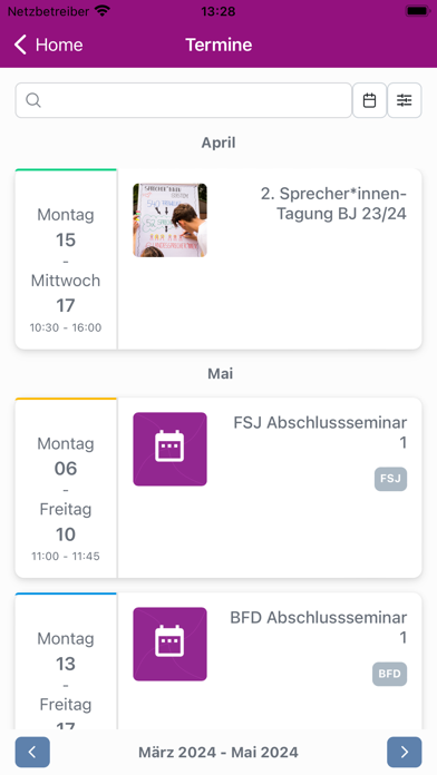 Freiwilligendienste Sport NRW Screenshot