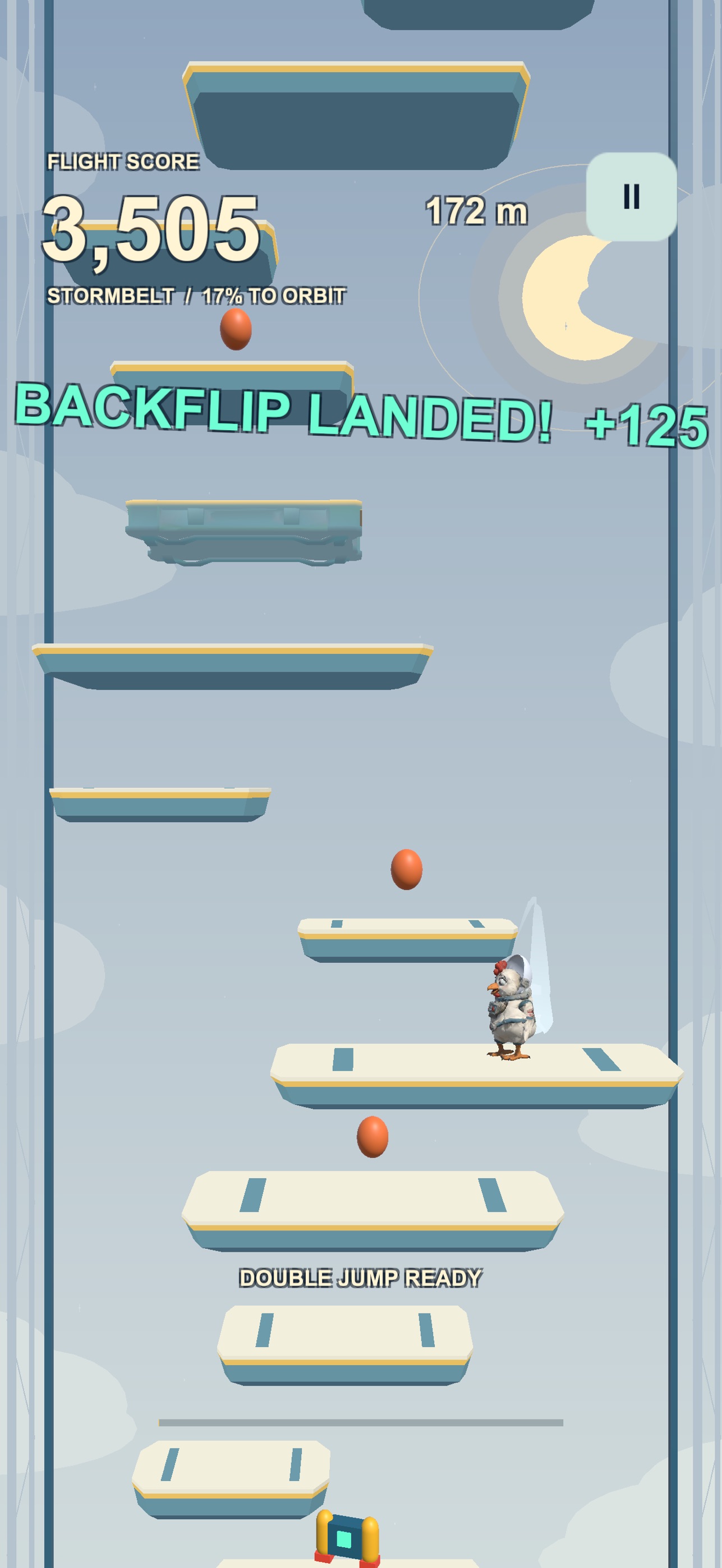 Screenshot 1 of Bok Rocket: Chicken Jump