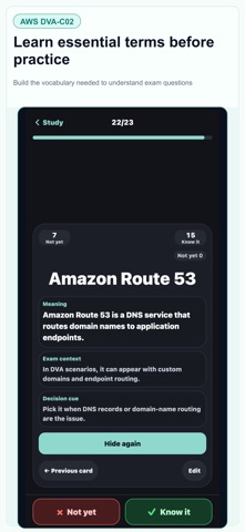 AWS DVA Developer Associate Screenshot 2 of 10