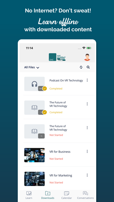 GHC Academy Screenshot