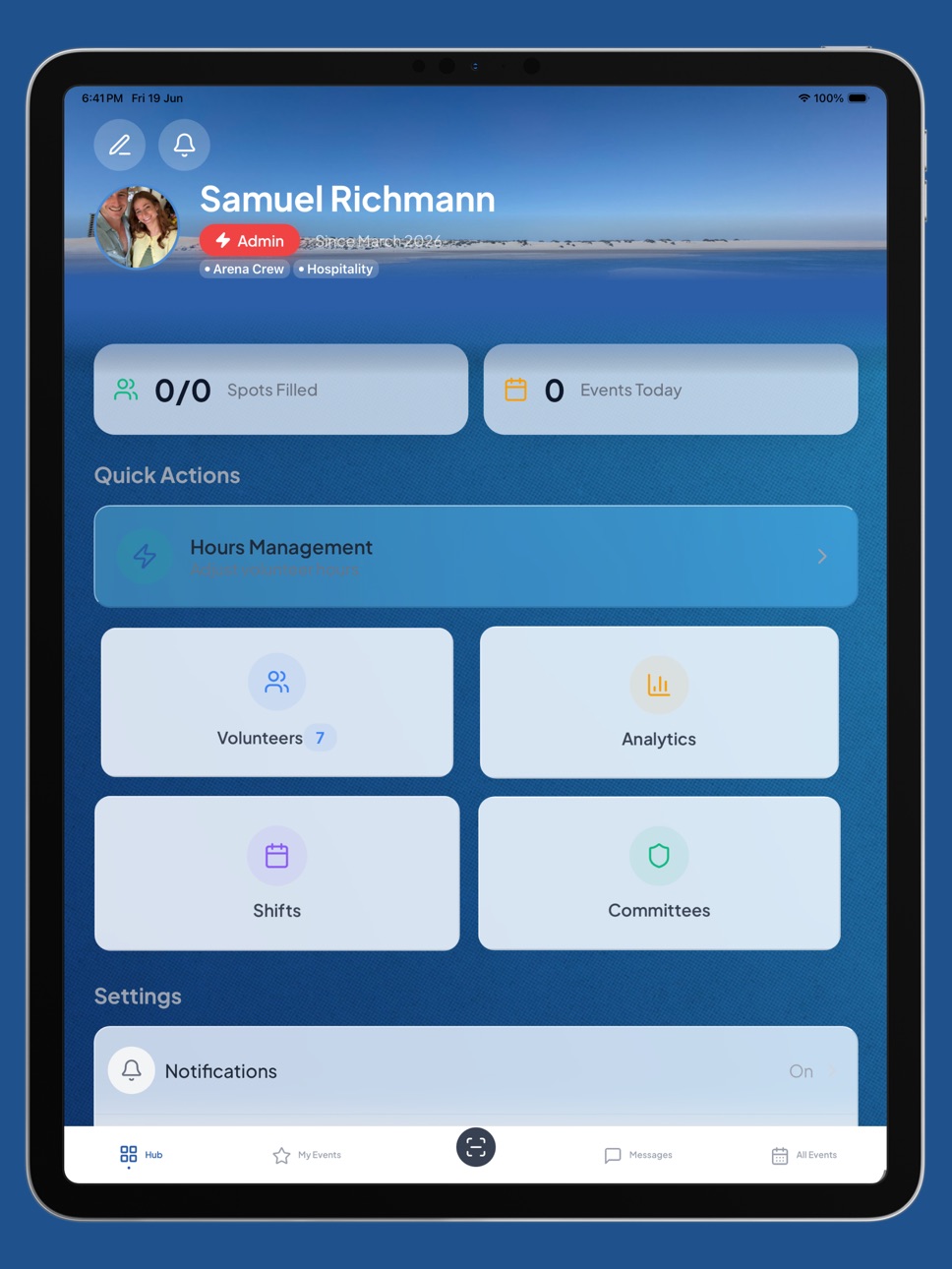 iPad screenshot