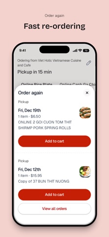 Viet Holic Vietnamese Cuisine iPhone screenshot