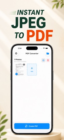 JPEG to PDF Converter: Instant iPhone screenshot